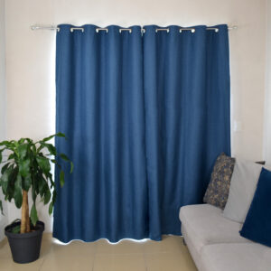 Juego de cortinas Black out con aros