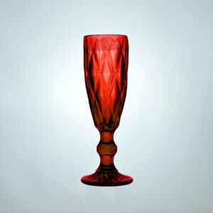 Juego de Copas Flauta de Vidrio Labrado Champagne (170ml)