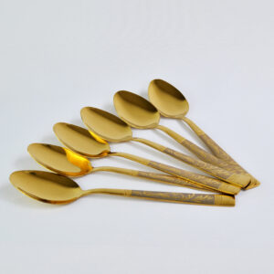 Set De Cuchara Sopera Dorada