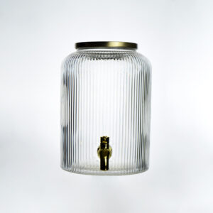 Dispensador De Agua De Vidrio Acanalado (5L)